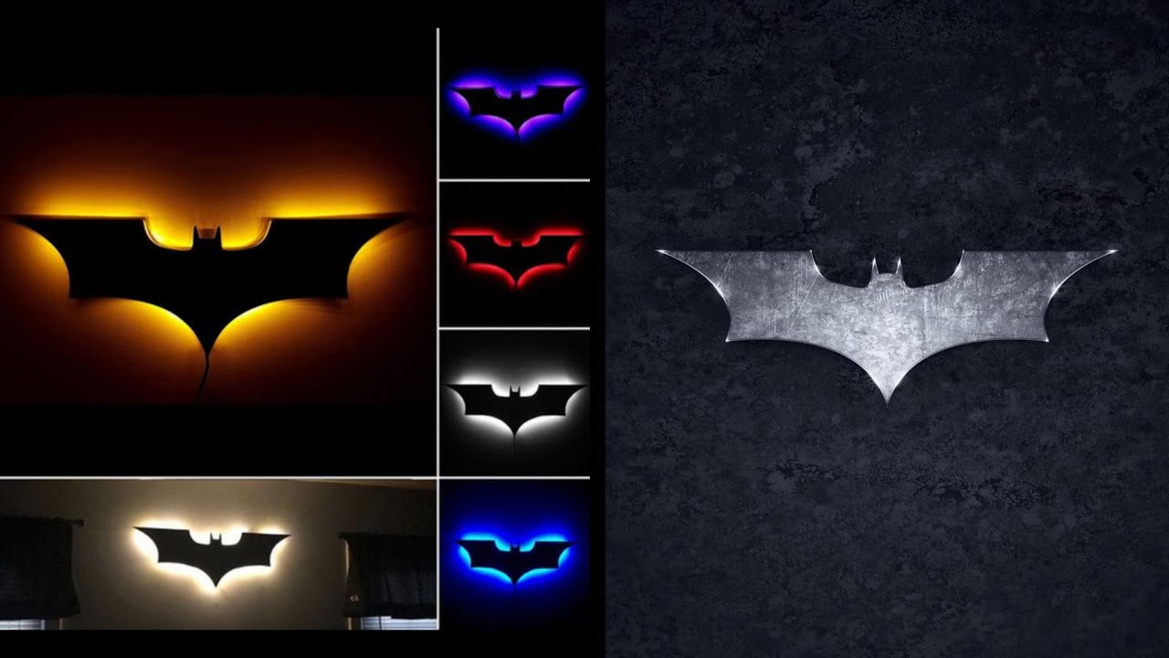Making a Batman wall lamp with PVC