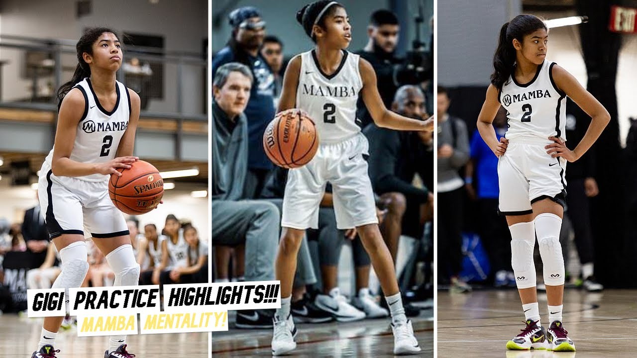 Kobe's Daughter, Gianna Bryant Highlights! (Practice)