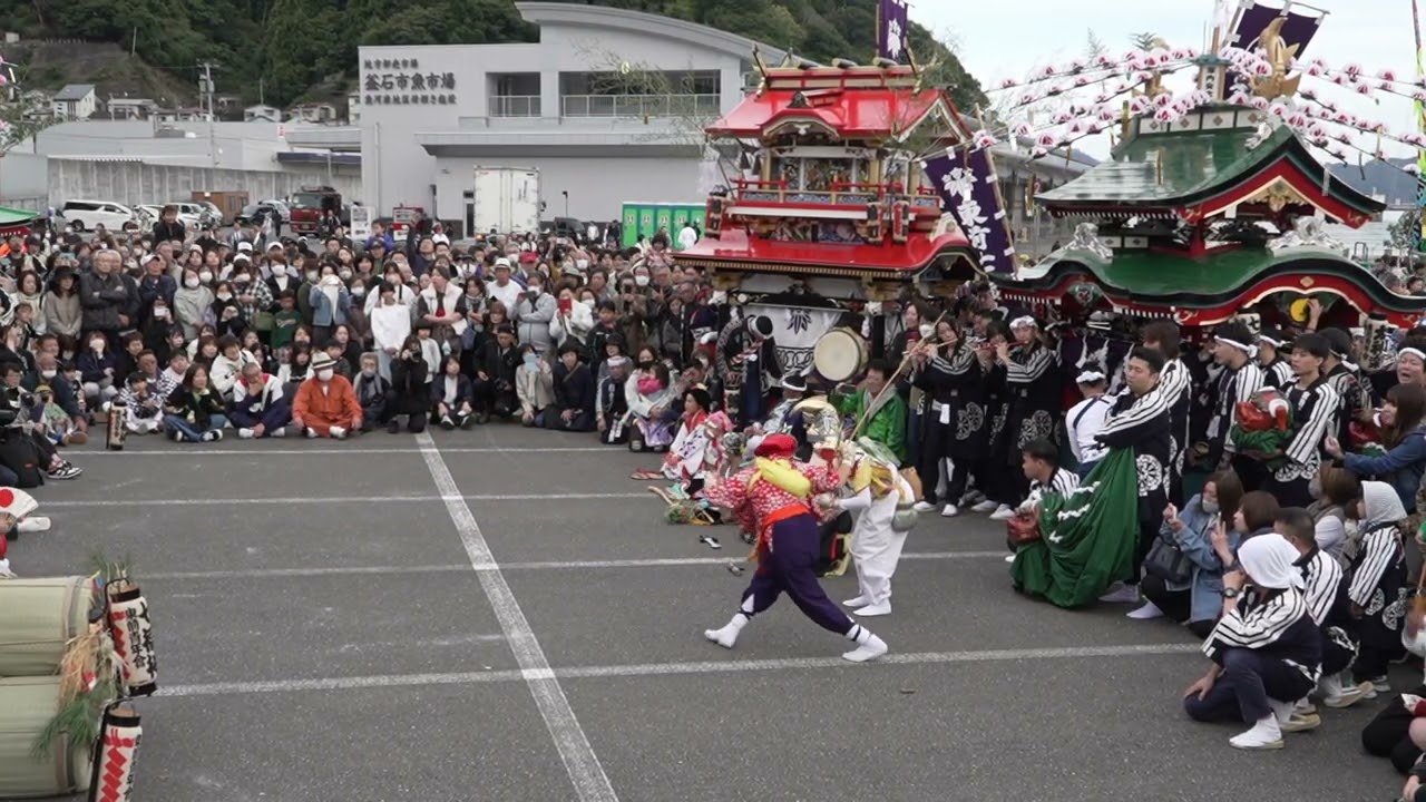 2025釜石まつり 神輿還御式  釜石市魚市場