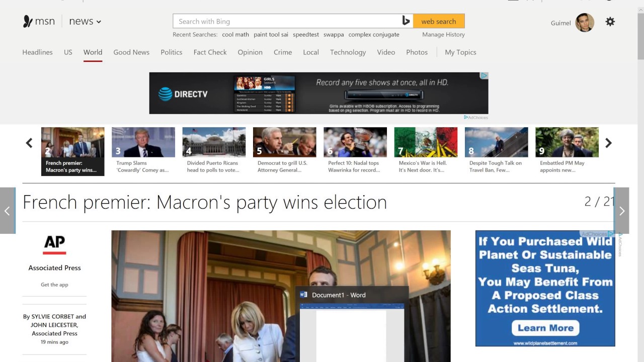 Screen Clipping with Microsoft Word