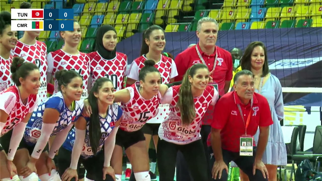TUNISIA W VS CAMEROON W | CAVB Volleyball Women's Africa Nations Championship DAY 2 - 13.09.2021