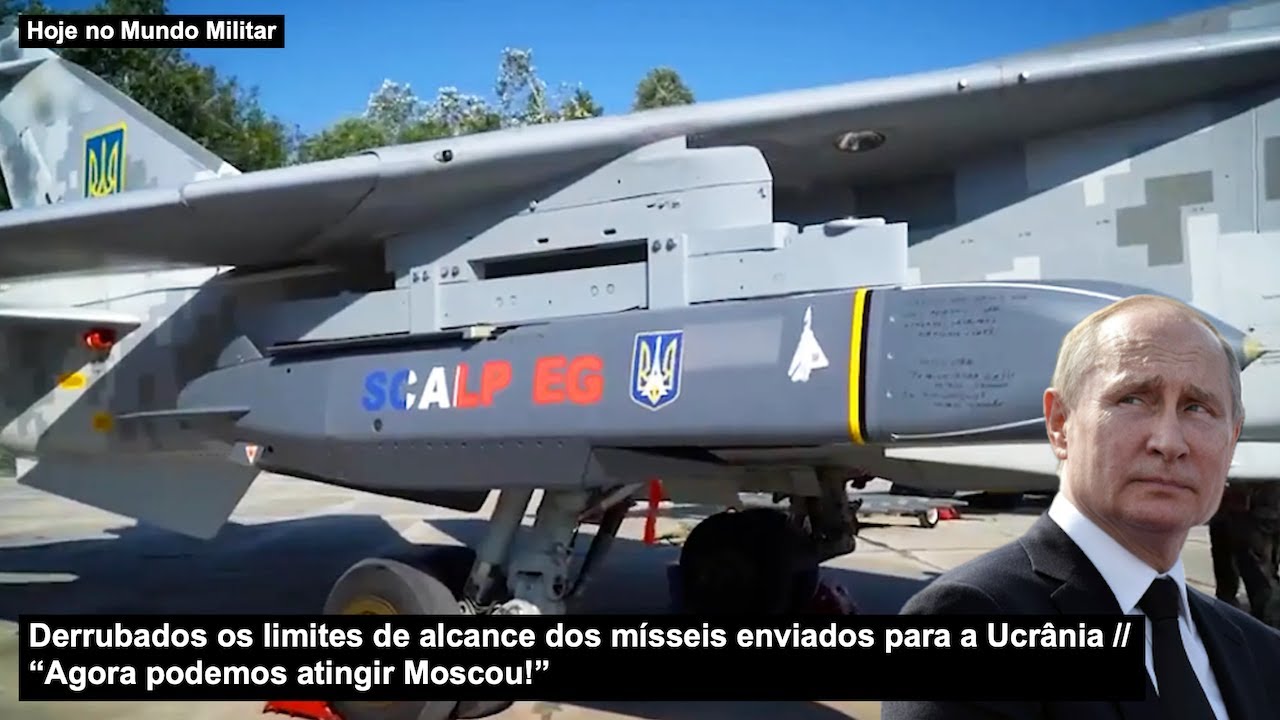 Derrubados os limites de alcance dos mísseis enviados para a Ucrânia “Agora podemos atingir Moscou!”