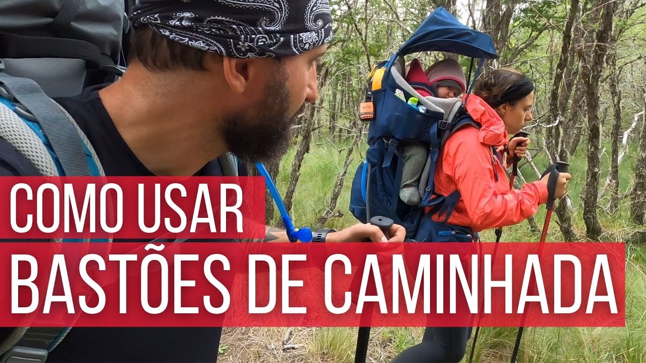 Como usar bastões de caminhada. O vídeo mais completo! Tudo o que você precisa saber.