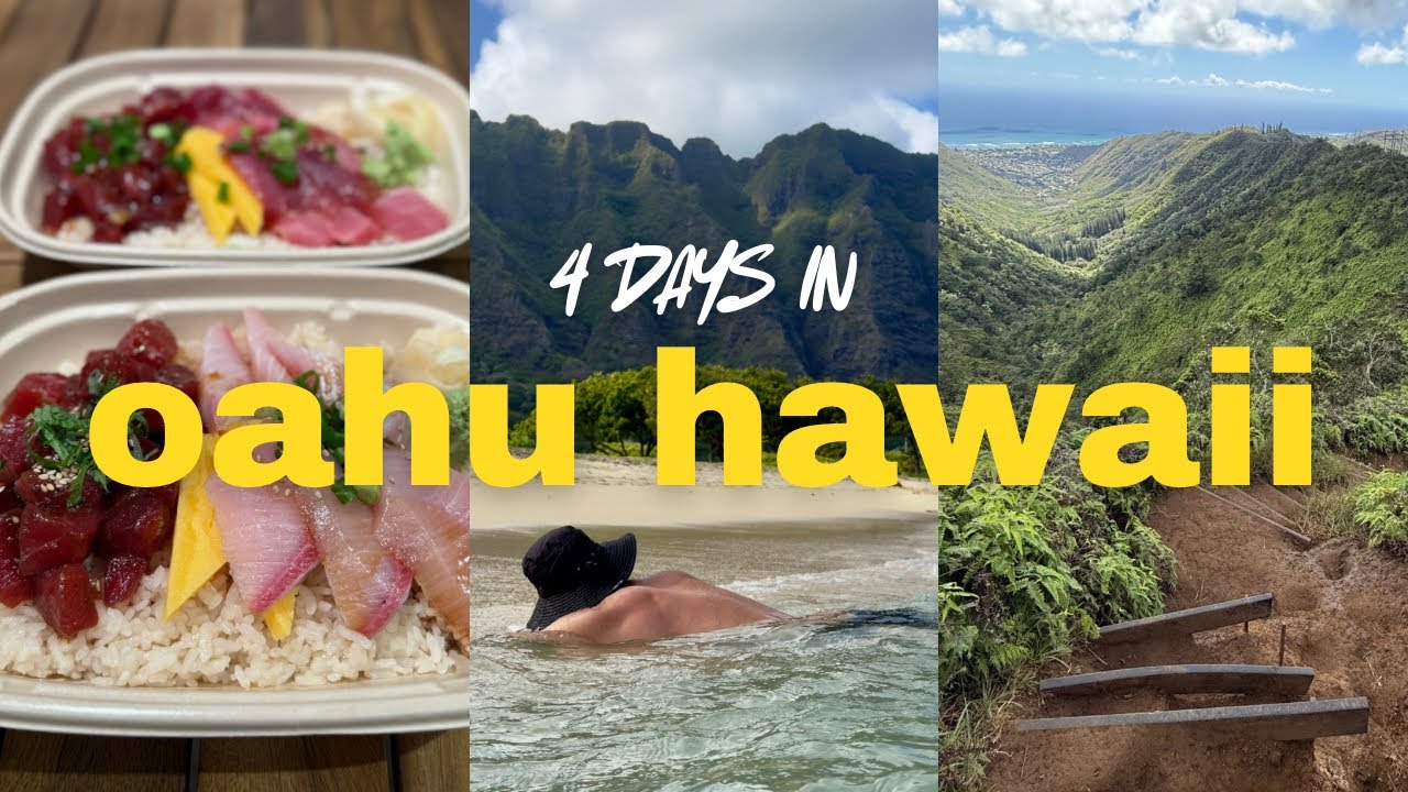 4 days in Oahu Hawaii: Beaches, local food, hikes, cafes and more