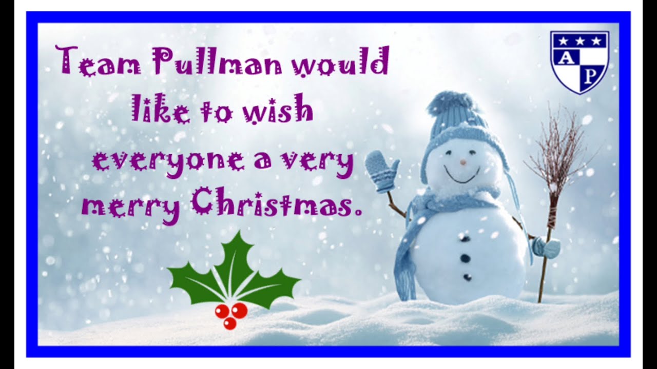 Team Pullman’s Christmas Video - 2022 🎄