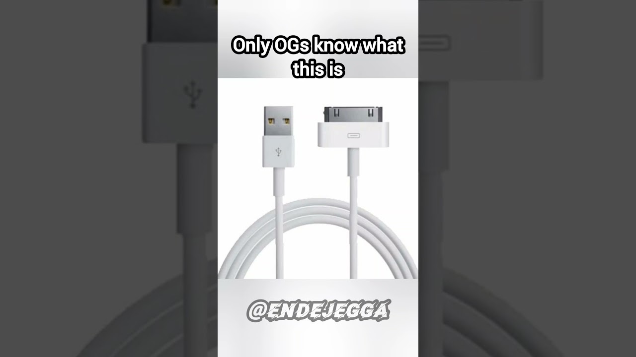 Only OGs know apple 30 pin #memes #funny #relatable #apple #30pin #charger #fyp #shorts