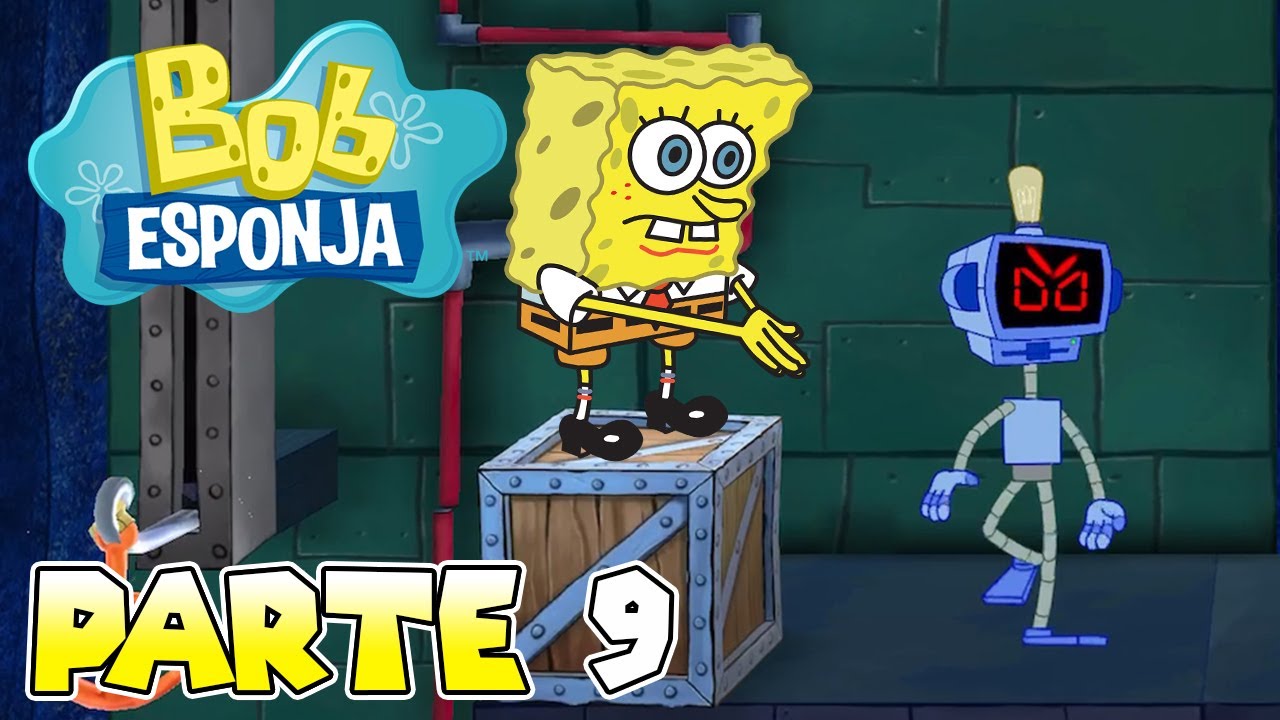 ¡APARECEN ROBOTS ENFADADOS EN EL CUBO DE CEBO! | PARTE #9 | BOB ESPONJA: LA CAZA DE LA CANGREBURGUER