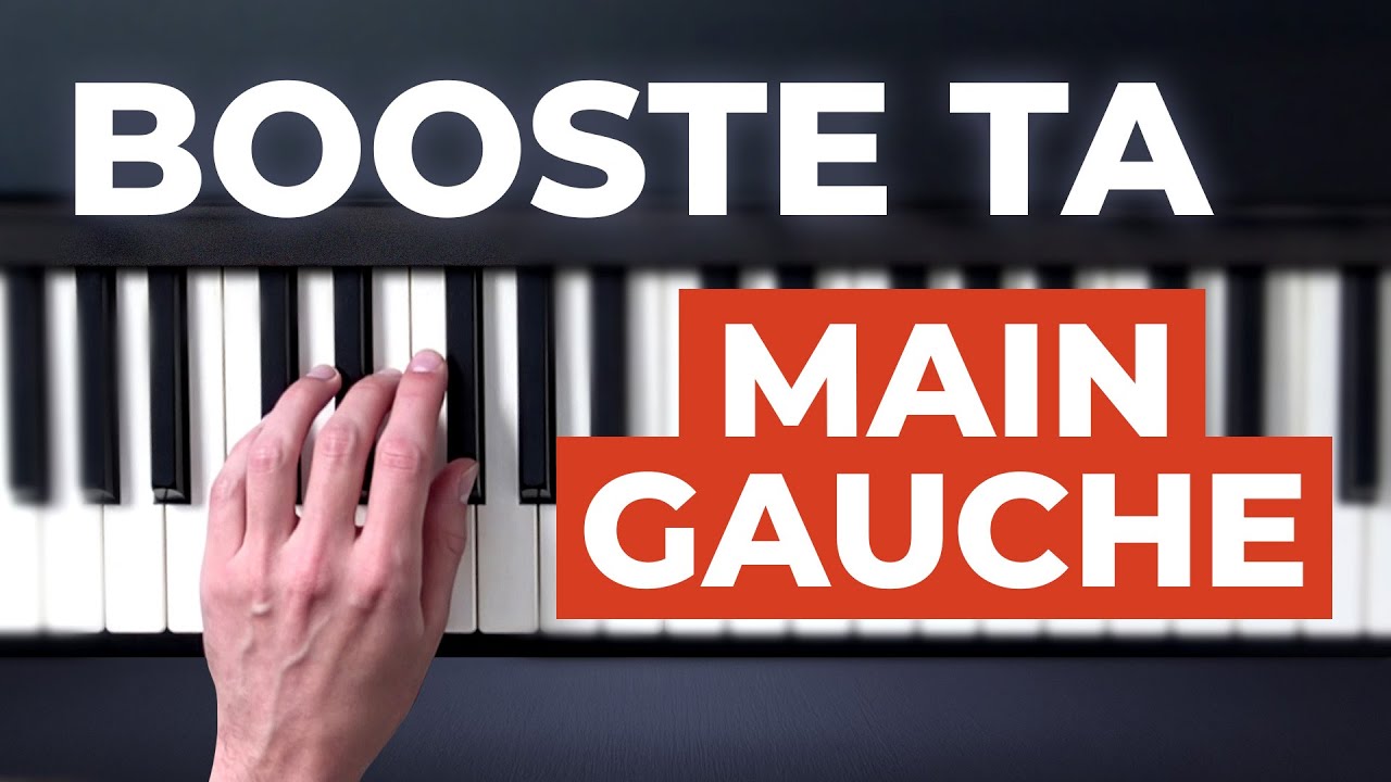 MAIN GAUCHE : 10 Lignes de BASSES pour la développer (piano)