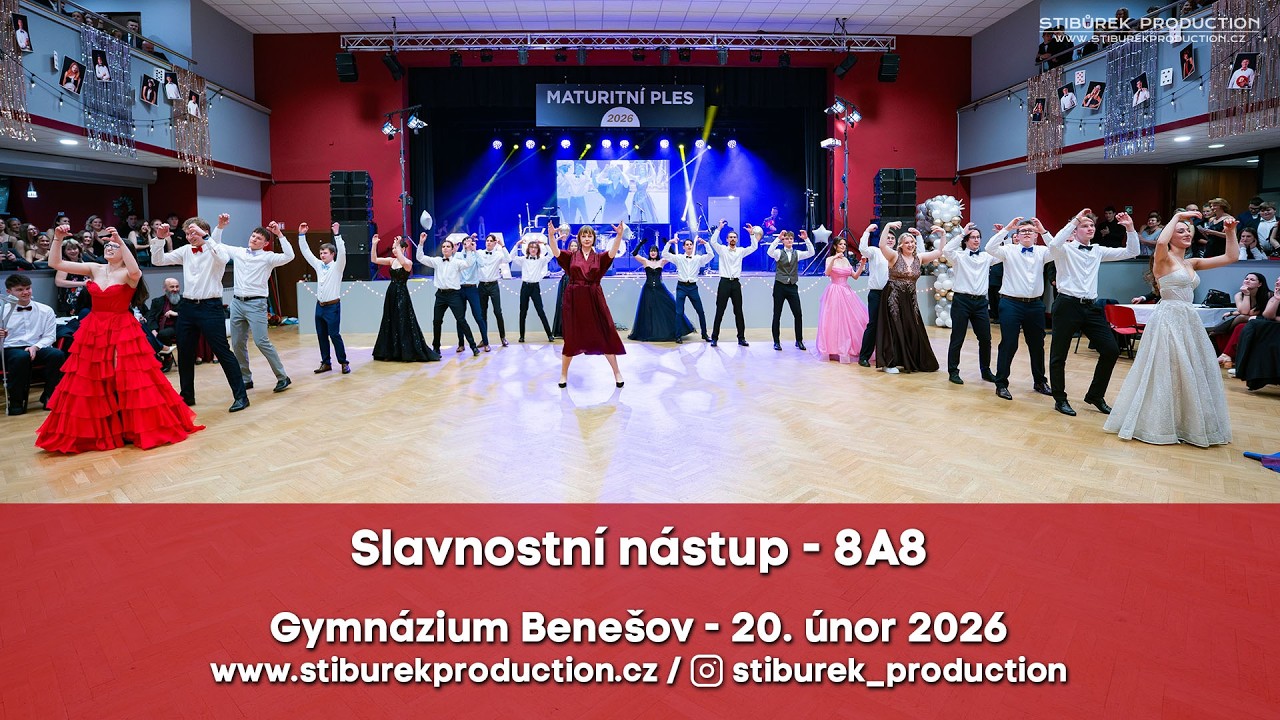 8A8 / Slavnostní nástup  / Gymnázium Benešov / 20.2.2026