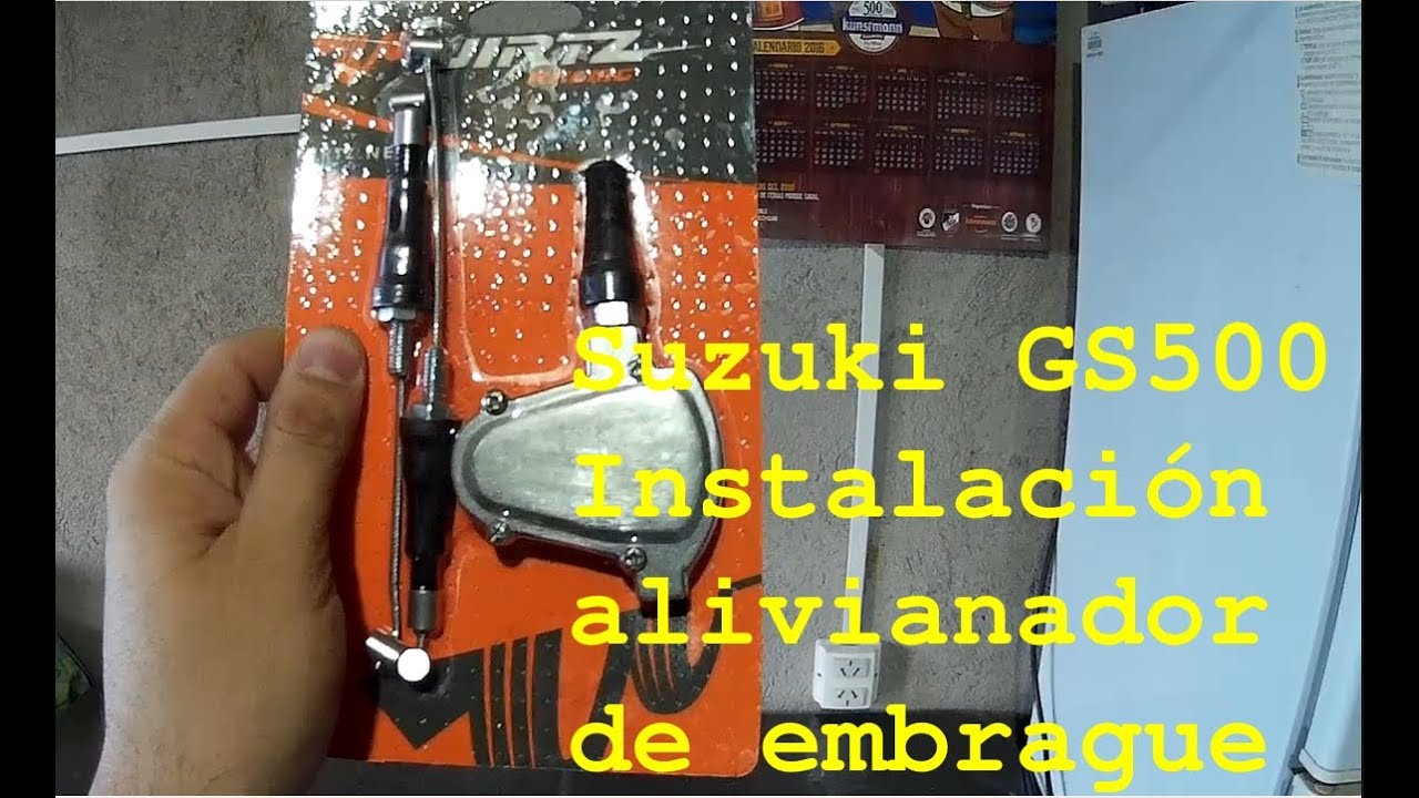 Parte7 - Suzuki GS500 gs 500 - Instalacion alivianador de embrague