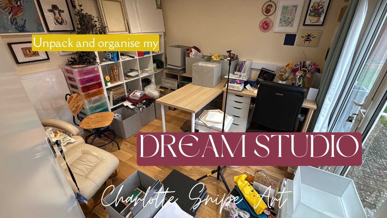 Unboxing my Dream Studio | Organising and Sorting