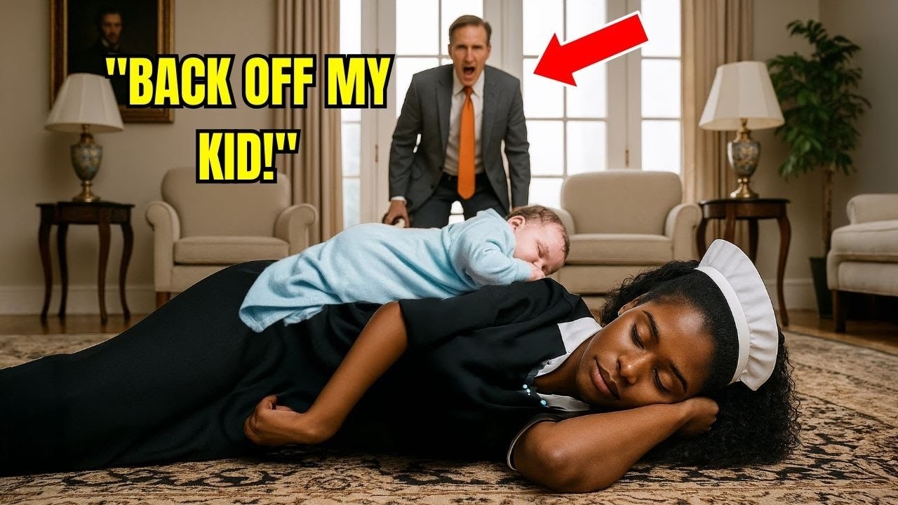 BILLIONAIRE SAW THE BLACK MAID SLEEPING ON THE FLOOR WITH BABY — WHAT HAPPENED NEXT SHOCKS EVE