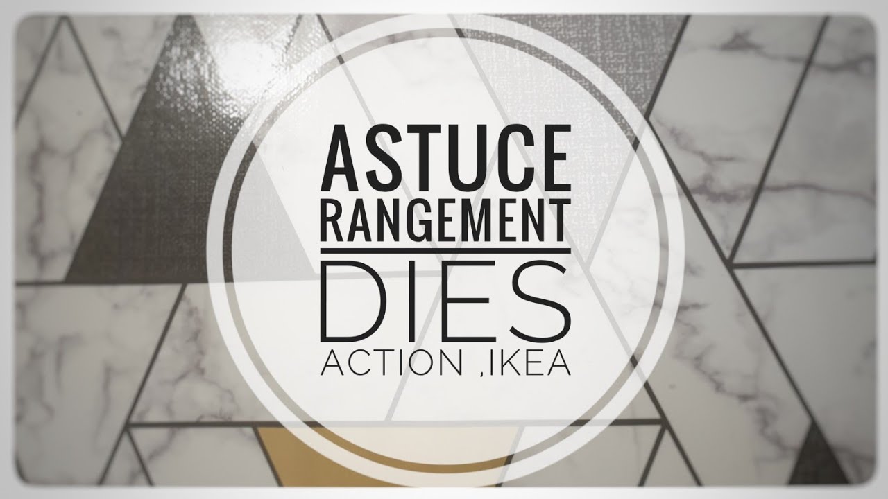 MON ASTUCE RANGEMENT DIES #scrapbooking #rangement #dies