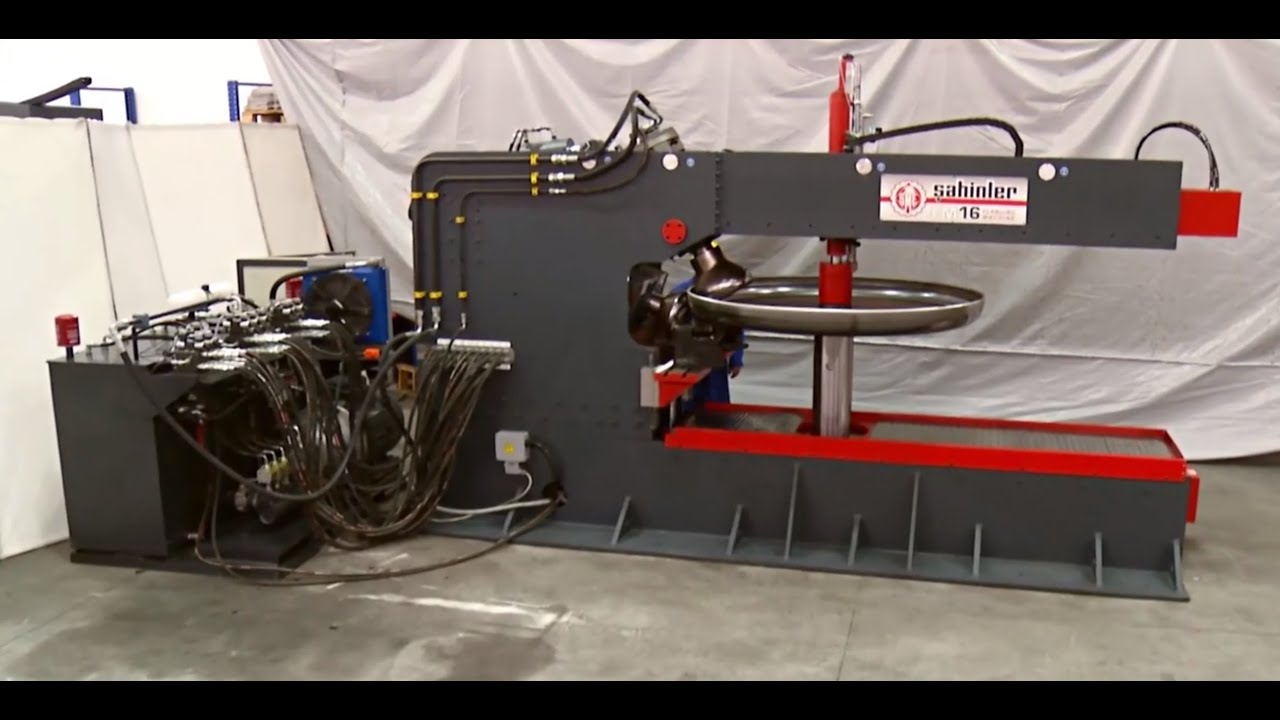 FM 16 tank head Flanging Machine No Hole