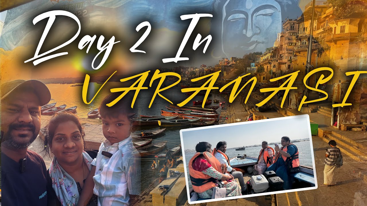 Kashi Vlog 🙏🏻 Sunrise at Ganga River 😍 #kashi #kashivishwanath #varanasi #familytrip #familyvlog 