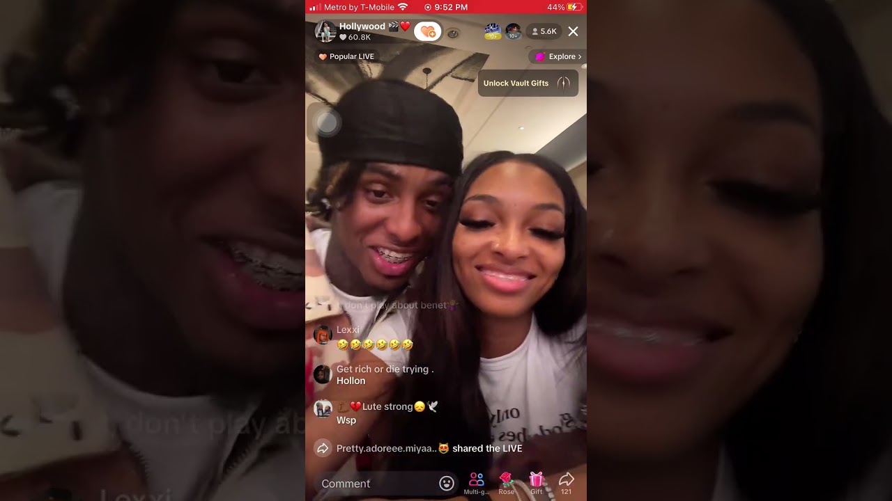Benet TikTok live national gf day 8/1