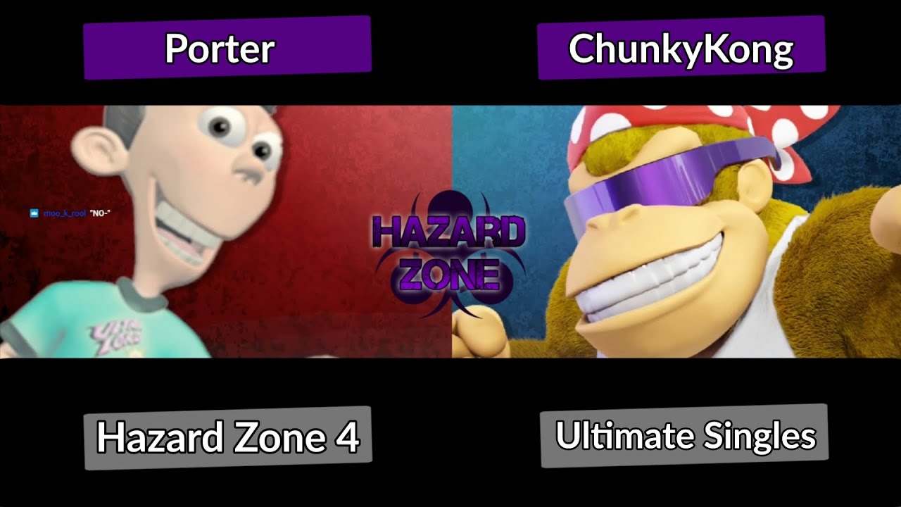 Hazard Zone 4 - Porter (Luigi) vs ChunkyKong (Donkey Kong) | Smash Ultimate ssbu