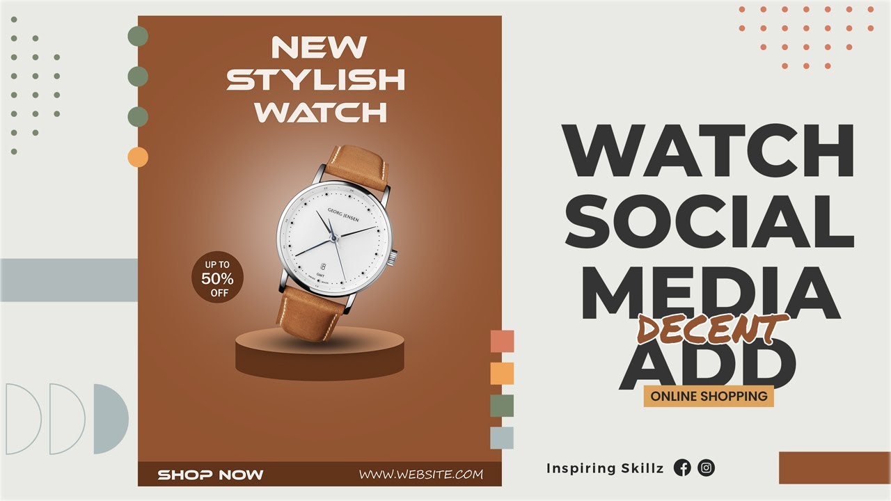“Watch Promo Design | Easy & Decent Social Media Ad Tutorial”