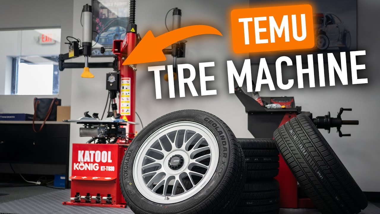 We spent over $1,000 on a tire machine from TEMU?!? 🤔