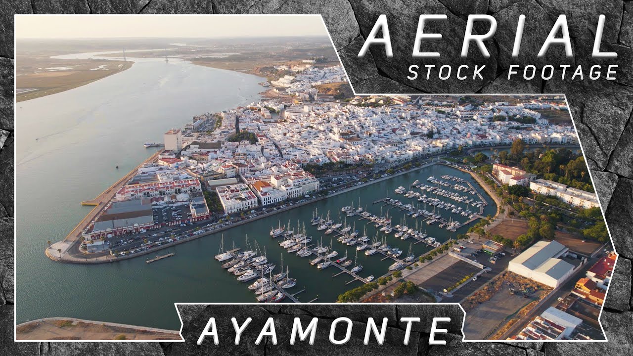 Ayamonte ● Spain 🇪🇸 | 4K Aerial Drone Stock Footage