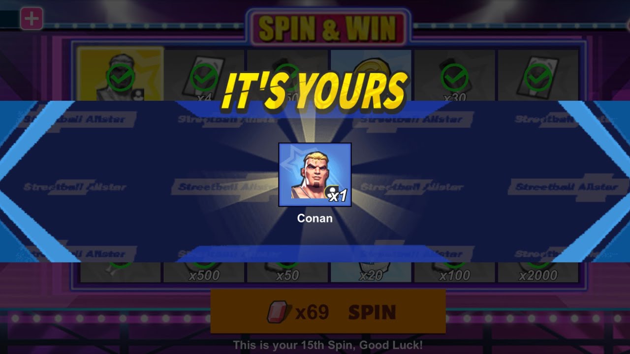 CONAN SCORER/DUNKER GAMEPLAY STREETBALL ALLSTAR