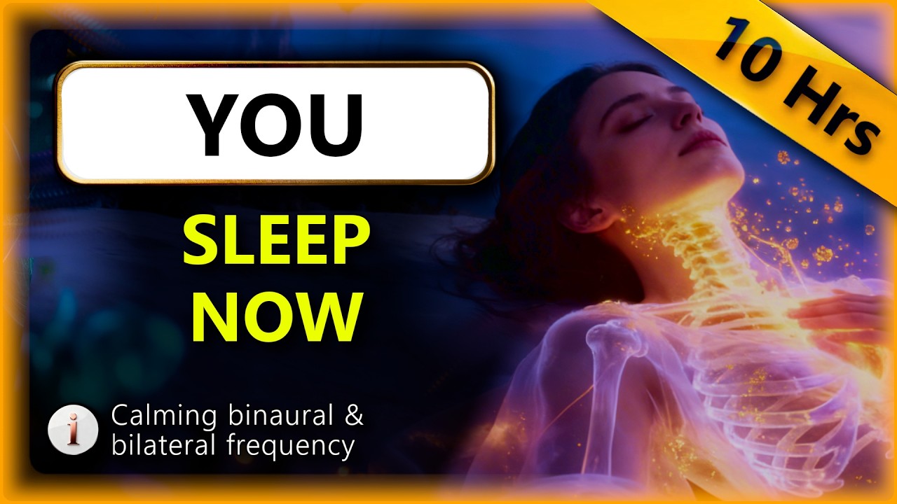 Slowly Releases Melatonin in the Brain All Night Long keeping you Relaxed & Asleep (1Hz EMDR Audio)