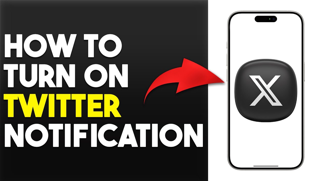 How To Turn On Twitter Notification (How To Enable Twitter Notification)