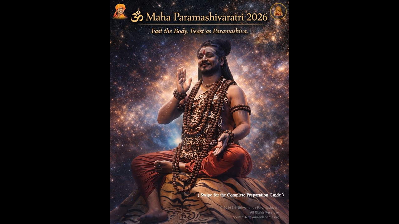 KAILASA’s Maha Paramashivaratri 2026 | Bhagavan Sri Nithyananda Paramashivam #Shivaratri2026