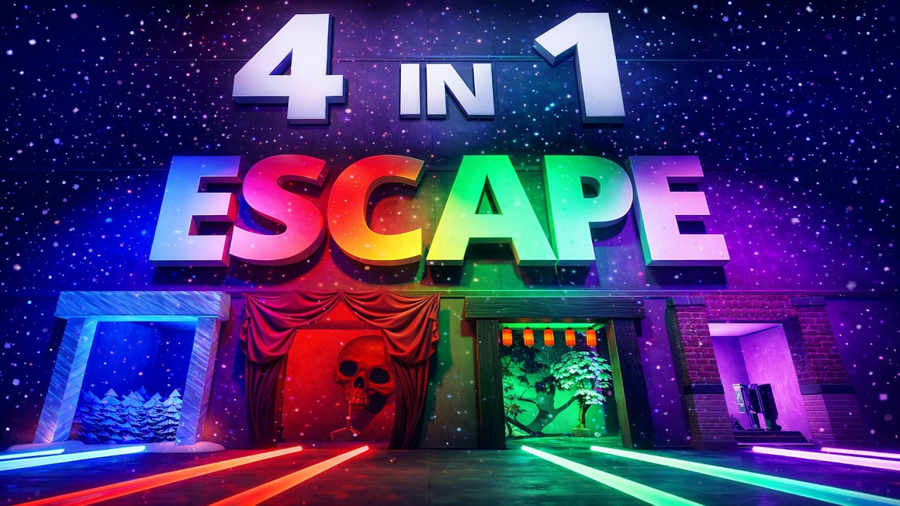 4 In 1 Escape Room (Full Playthrough) [1129-0023-9209]