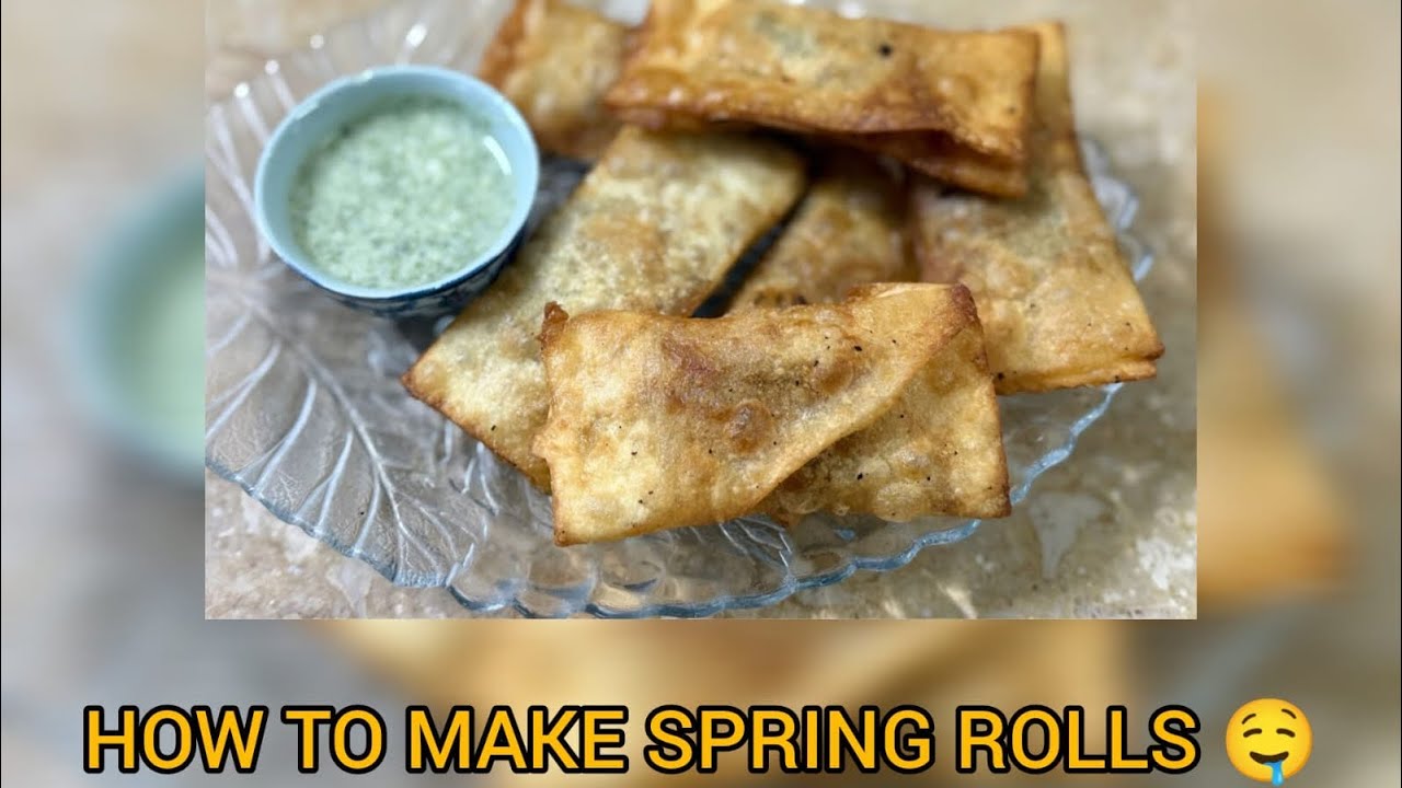 HOW TO MAKE SPRING ROLLS 🤤