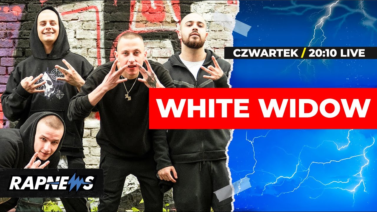 🔵 WHITE WIDOW na ŻYWO | RAPNEWS LIVE #77