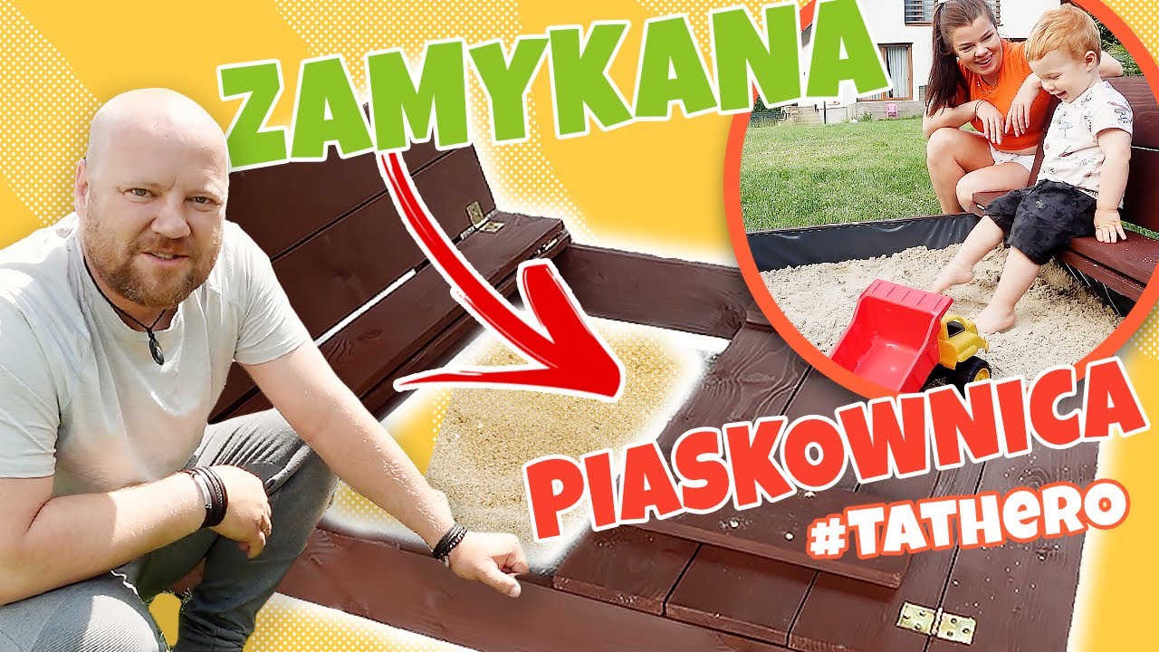PIASKOWNICA DREWNIANA ZAMYKANA dla Dzieci JAK ZROBIĆ | DIY 120cm x 140cm