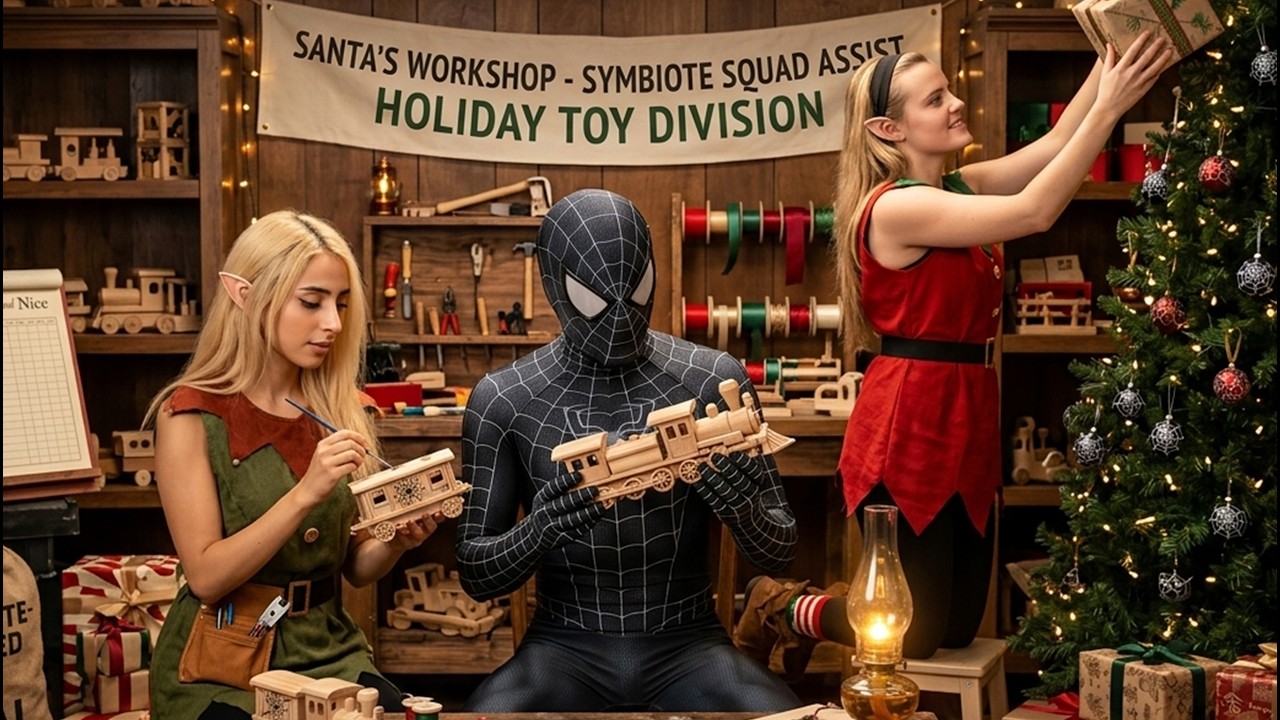 Black Spider-Man Special Edition Christmas Commercial