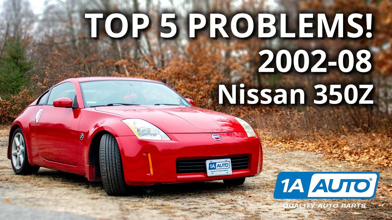 5 основных проблем Nissan 350Z Coupe 5-го поколения Z-Car 2002-08