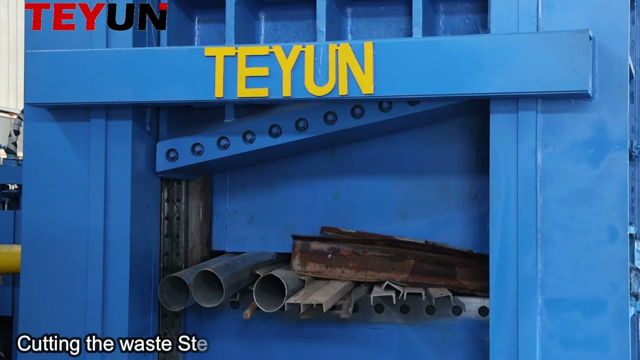 800T Scrap Metal Gantry shear for cutting the waste metal
