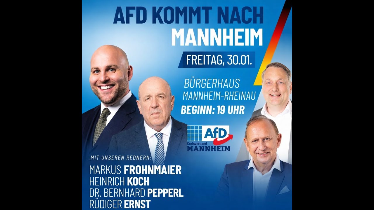 Frohnmaier LIVE in Mannheim!