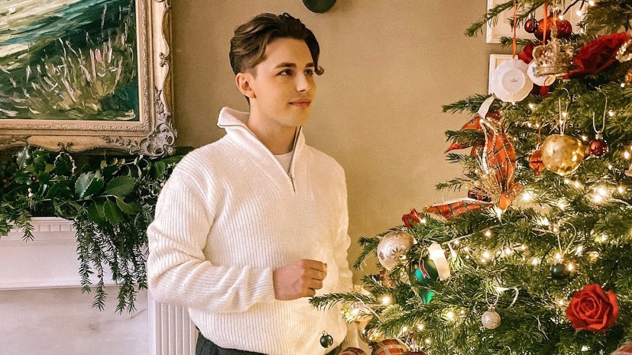 Decorating The Tree For Christmas, A Fireplace Garland, and a Delicious Dairy-Free Egg Nog