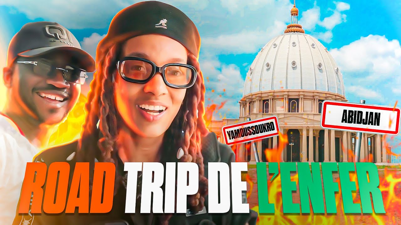 VLOG ABIDJAN 5 : Road Trip à Yamoussoukro et Bouake avec la voiture de l'enfer.
