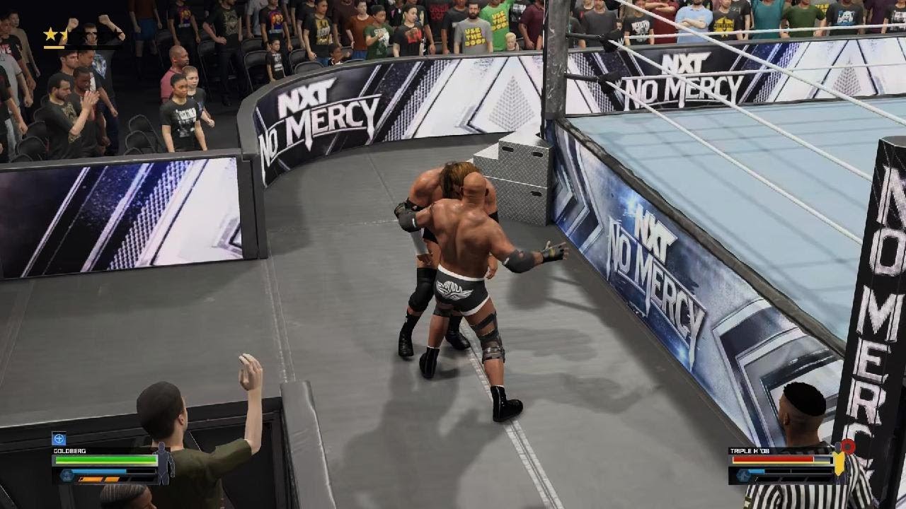 WWE Last man Standing Goldberg VS Triple H