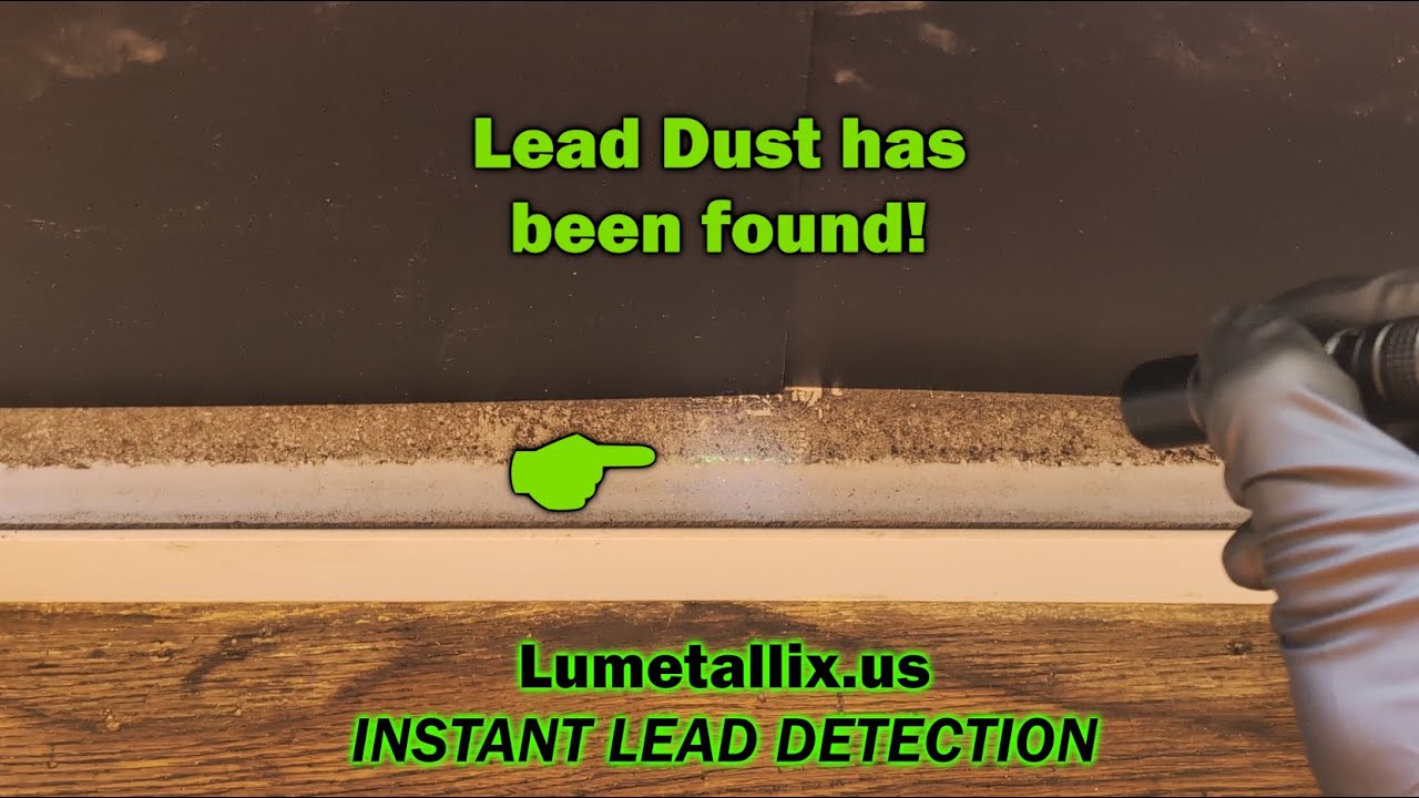 Lumetallix Instant Lead Detection - Finding Lead Dust in Window Troughs and Window Sills