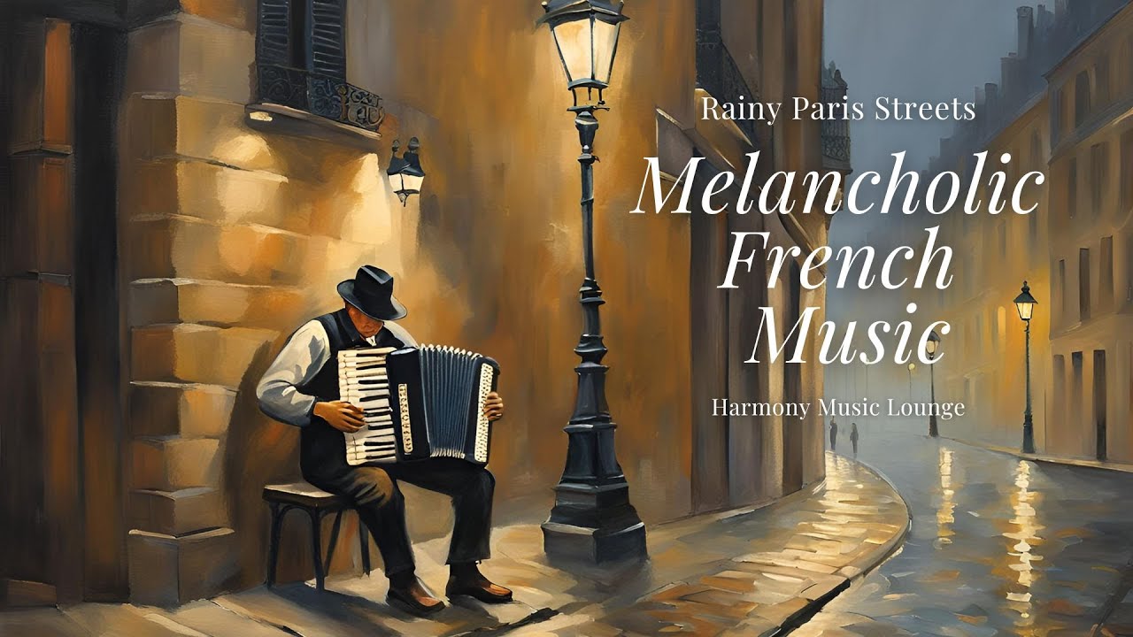 Rainy Paris Streets | Melancholic Accordion And Violin Instrumental Music For Nostalgia & Evocative