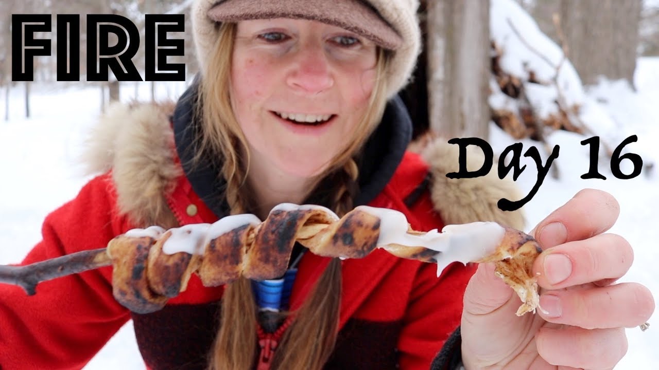 Cinnamon Rolls on a Campfire! | 28 Day Fire Challenge | Food & Fire