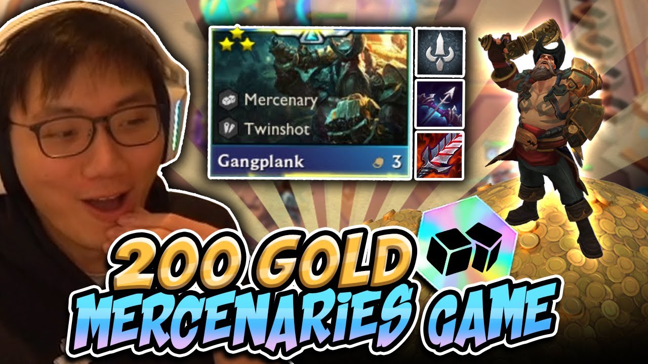 Luckiest Mercenaries game ever! 200 gold farmed!?