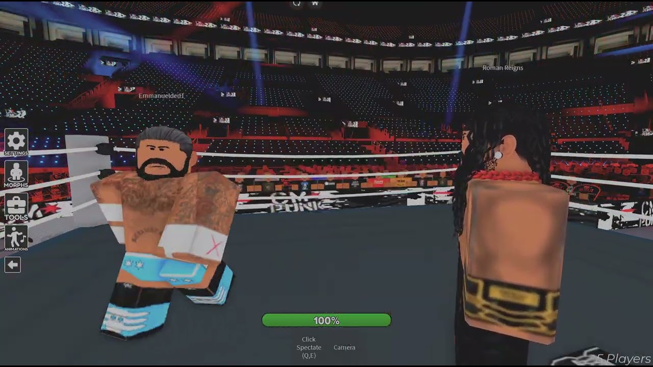 Cm punk super kicks roman after his match