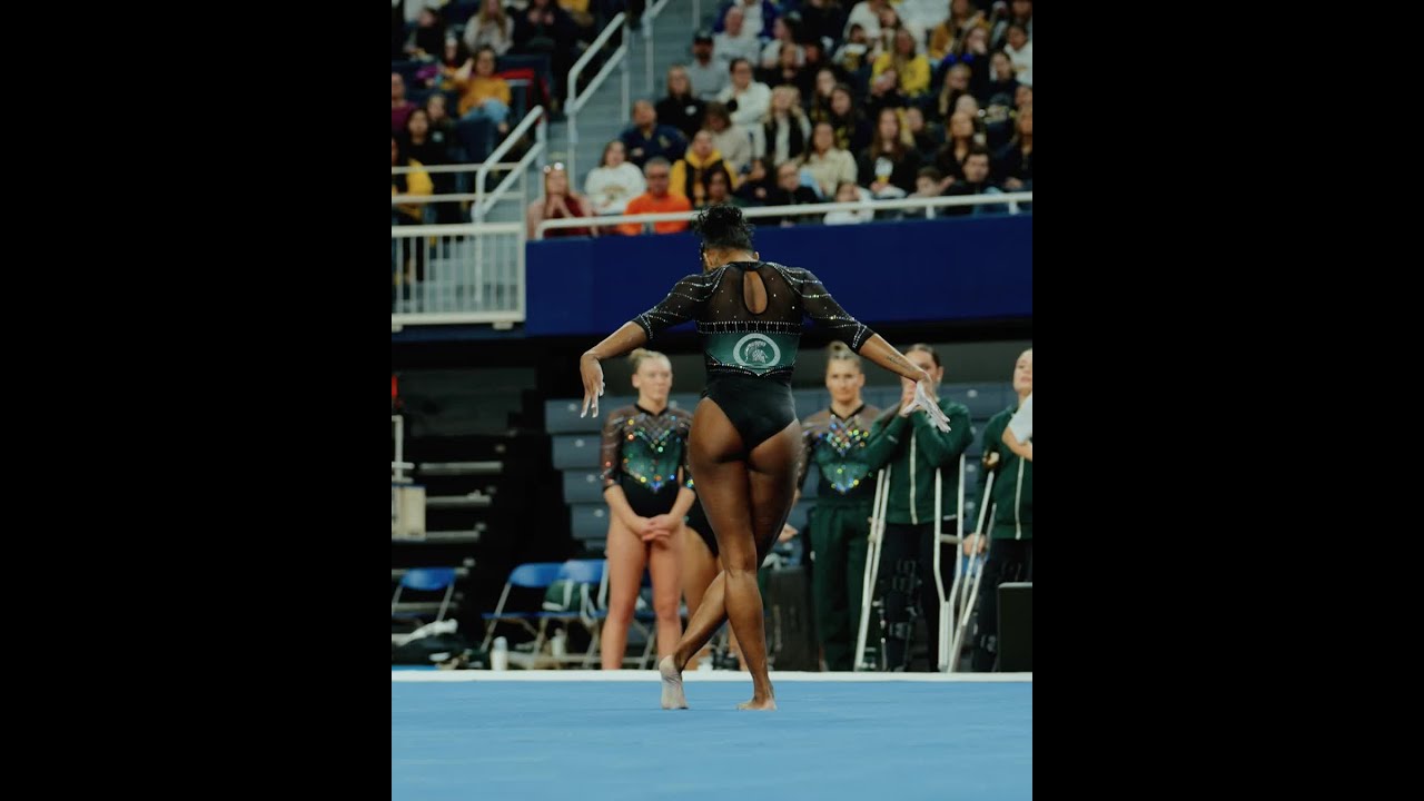 Nikki Smith Floor Routine vs Michigan | Michigans State Women's Gymnastics