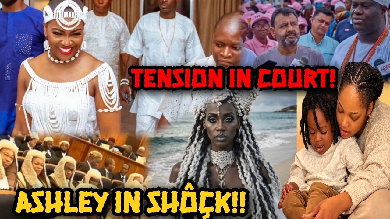 Tension in Court! Ashley seeks freedom and settlement Iyanifa Chåsed her with strong Wårňing