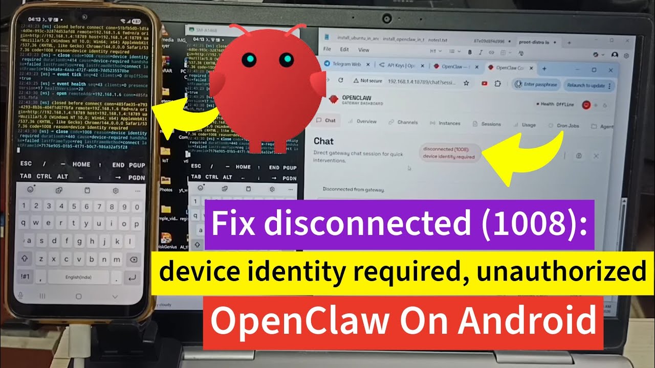 OpenClaw | Исправление ошибки 