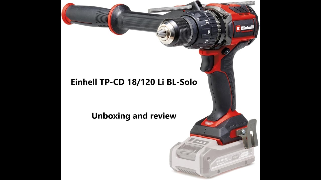Einhell TP-CD 18/120 Li BL-Solo - unboxing and review