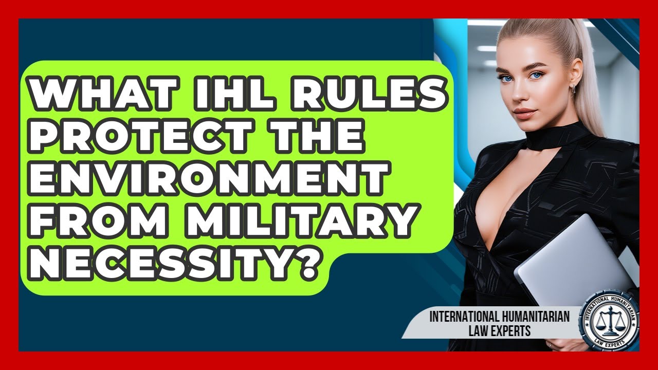 What IHL Rules Protect The Environment From Military Necessity?