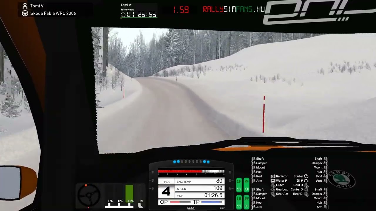 RBR Toivonvaara ruts feels amazing in this stage